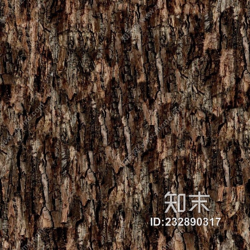 树皮纹理高清贴图材质