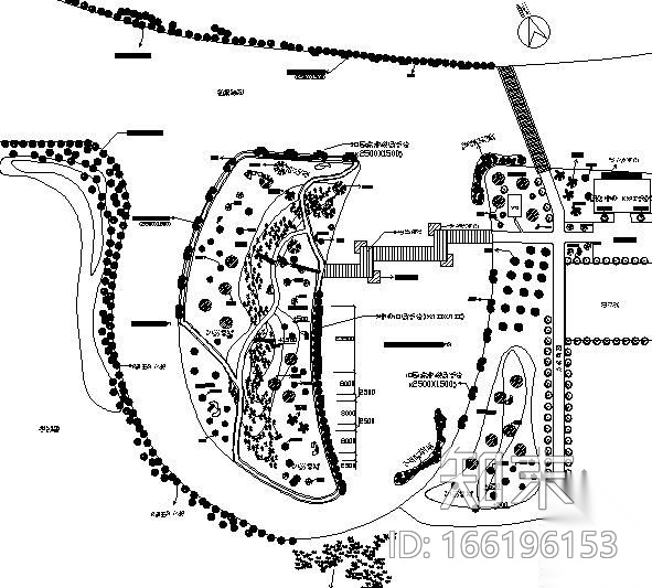 常州某湖生态园垂钓中心平面图施工图下载【ID:166196153】