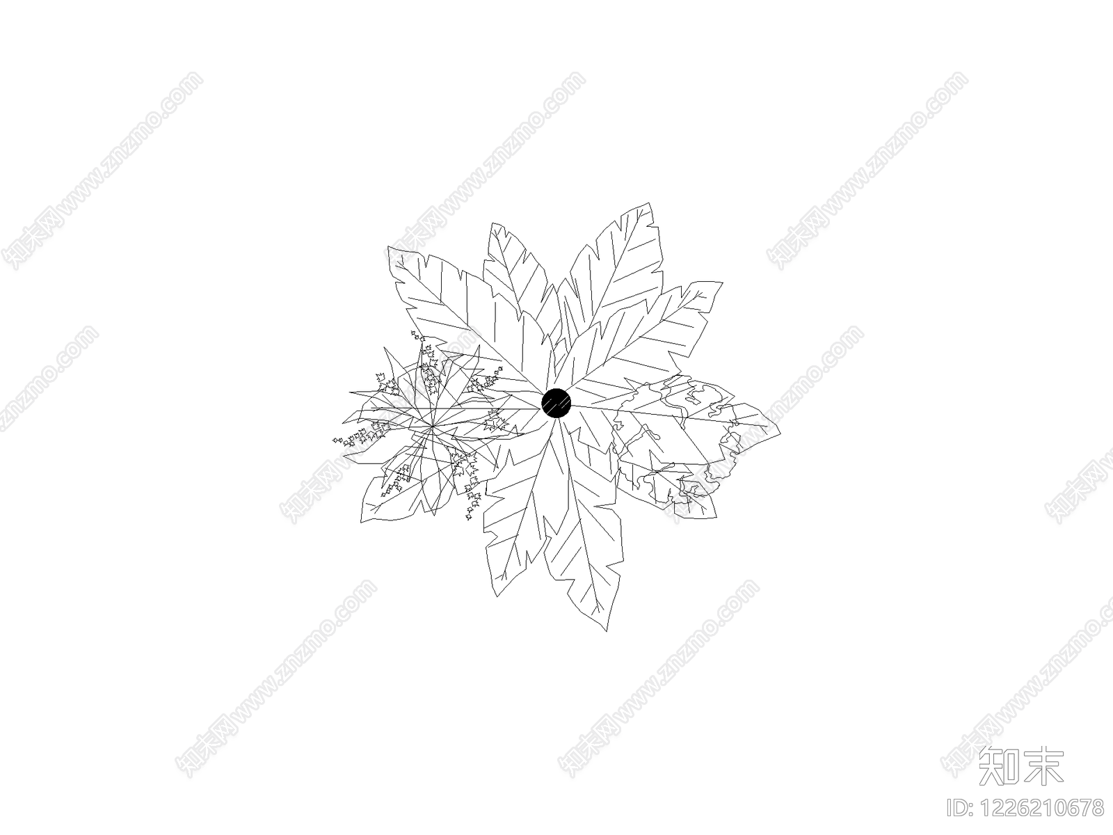 绿植CAD图纸