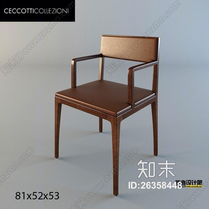 新中式椅子3d公益模型3D模型下载【ID:26358448】