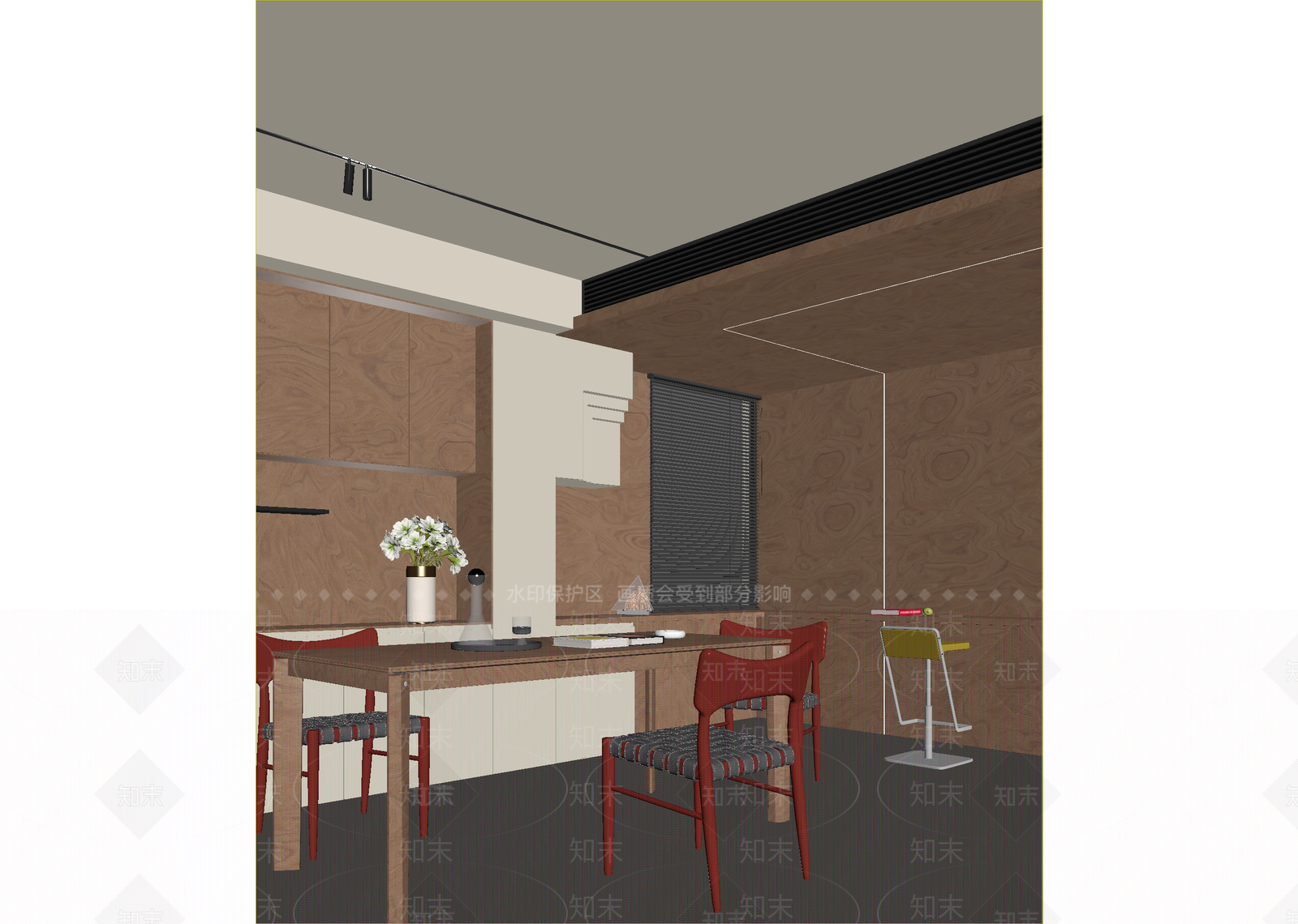 现代咖啡厅3D模型下载【ID:1215030681】