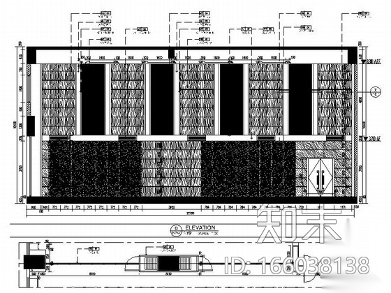[浙江]高档典雅四星级假日酒店多功能厅装修施工图（含效...cad施工图下载【ID:166038138】