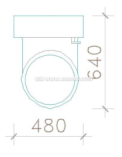 马桶cad施工图下载【ID:177534141】