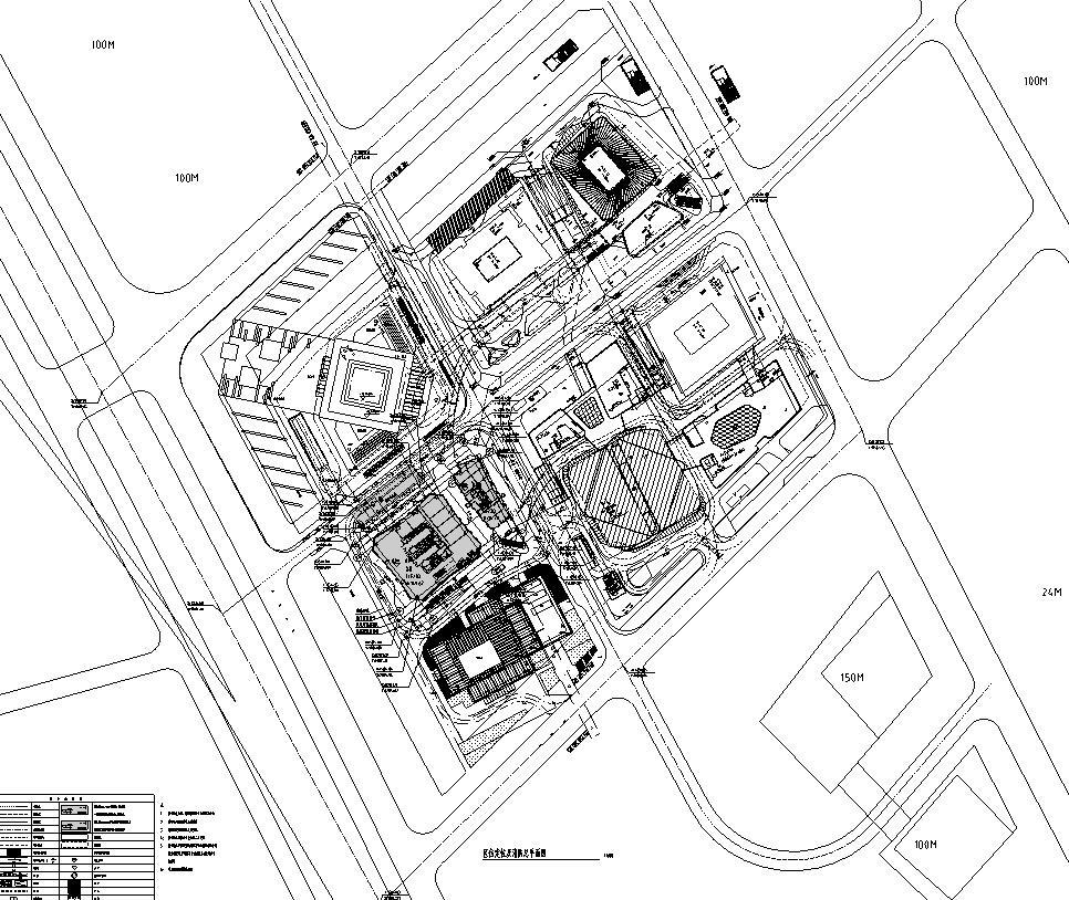 [广东]现代风格电商厦建筑施工图设计施工图下载【ID:151395134】