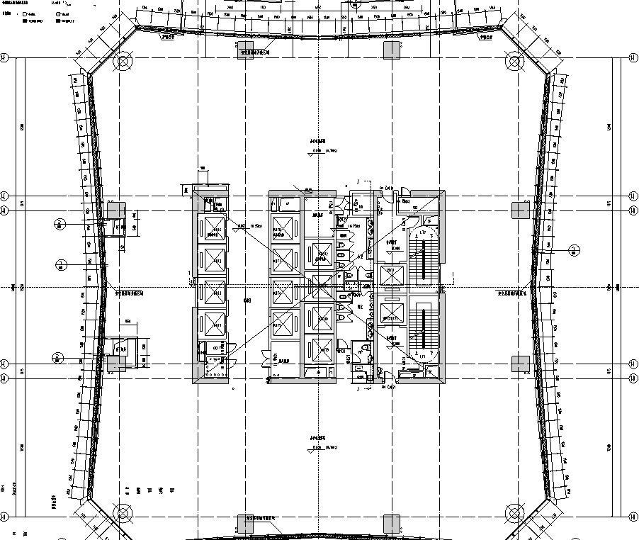 [广东]现代风格电商厦建筑施工图设计施工图下载【ID:151395134】