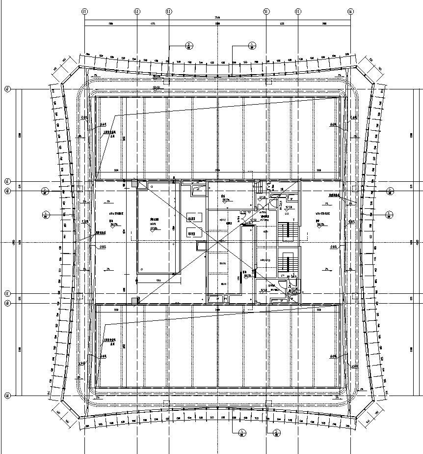 [广东]现代风格电商厦建筑施工图设计施工图下载【ID:151395134】