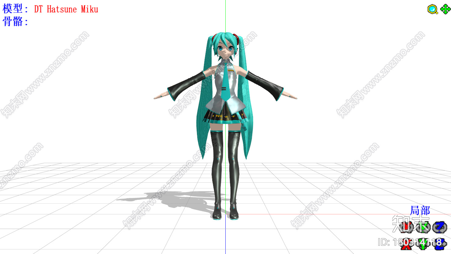 初音未来DTmmd模型下载【ID:180314118】