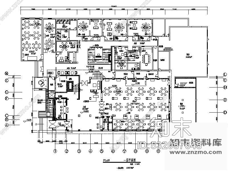 施工图三门峡新中式大酒店室内装修图含效果cad施工图下载【ID:532057645】