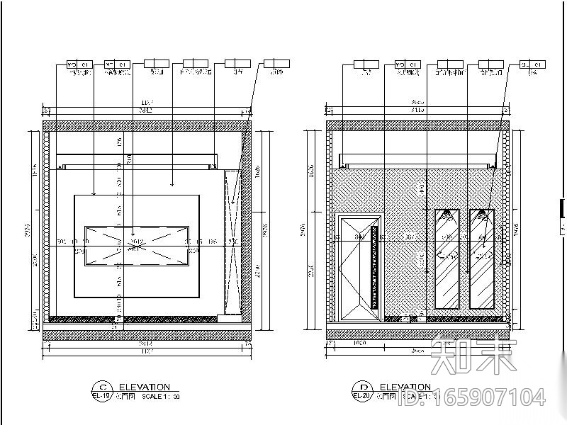 私人会所设计施工图施工图下载【ID:165907104】