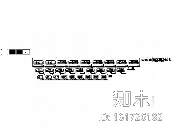 [银川]300简欧风格三层别墅样板间装修施工图cad施工图下载【ID:161726182】