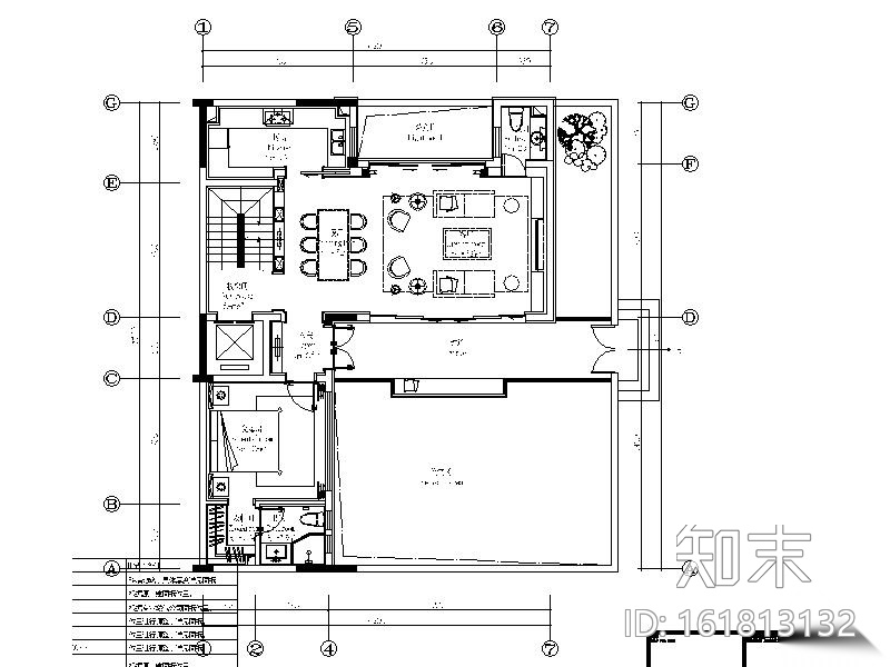 [上海]时尚高端别墅样板房设计施工图施工图下载【ID:161813132】