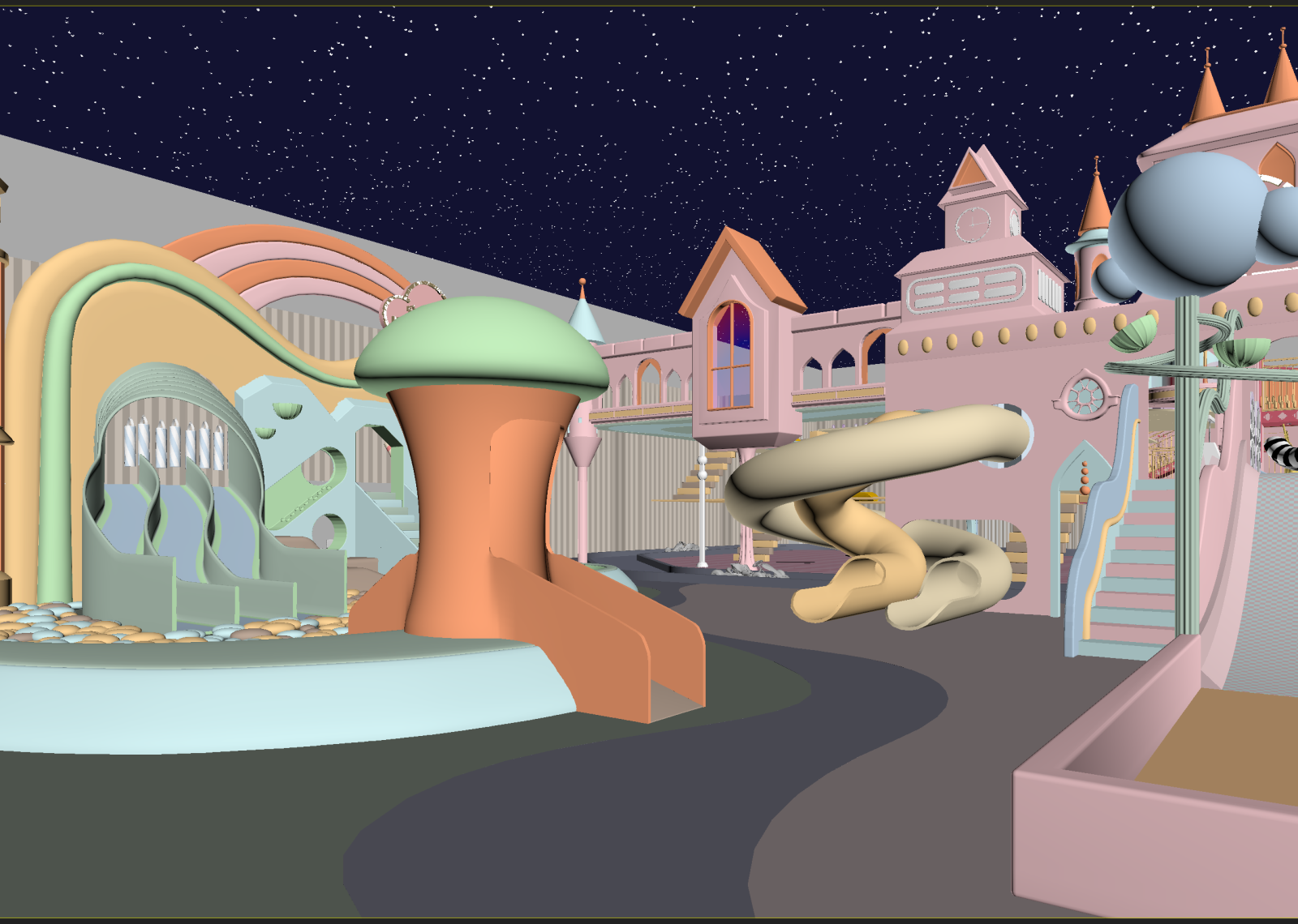 现代其他展厅3D模型下载【ID:1215150463】