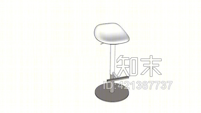 宜家珍妮酒吧凳SU模型下载【ID:421387737】