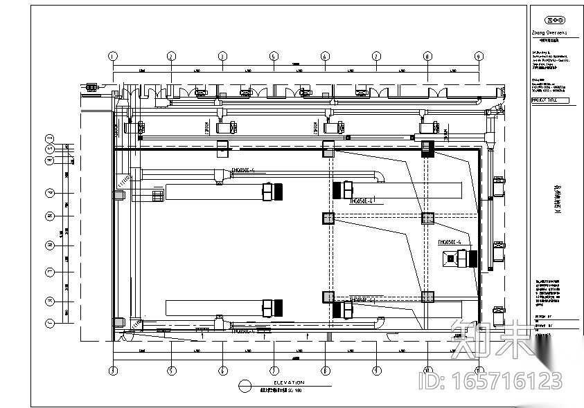 杭州萧山胤隆洗浴会所施工图（附物料表、效果图）cad施工图下载【ID:165716123】