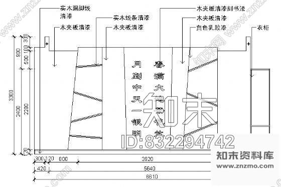 图块/节点餐厅包间立面cad施工图下载【ID:832294742】