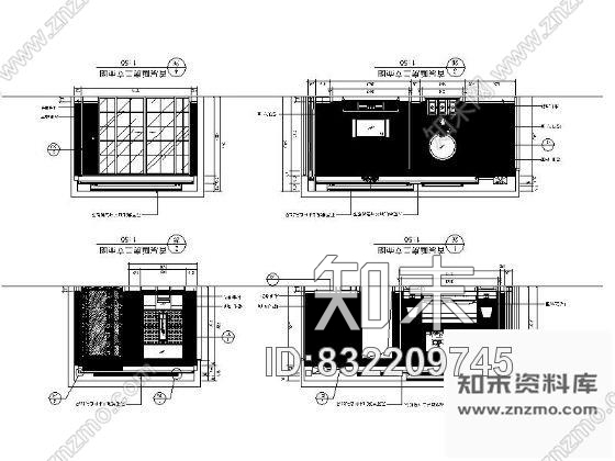 图块/节点欧式新古典卧室Ⅱ立面图cad施工图下载【ID:832209745】