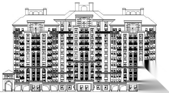 许昌市某十二层住宅楼建筑施工图施工图下载【ID:149883192】