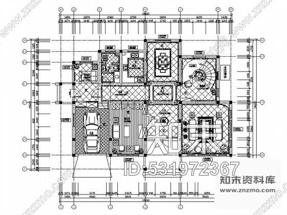 施工图合肥简欧温馨4居室2层中型别墅室内设计施工图施工图下载【ID:531972367】