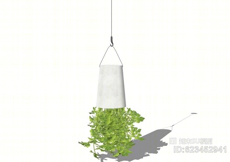吊篮植物SU模型下载【ID:623452941】