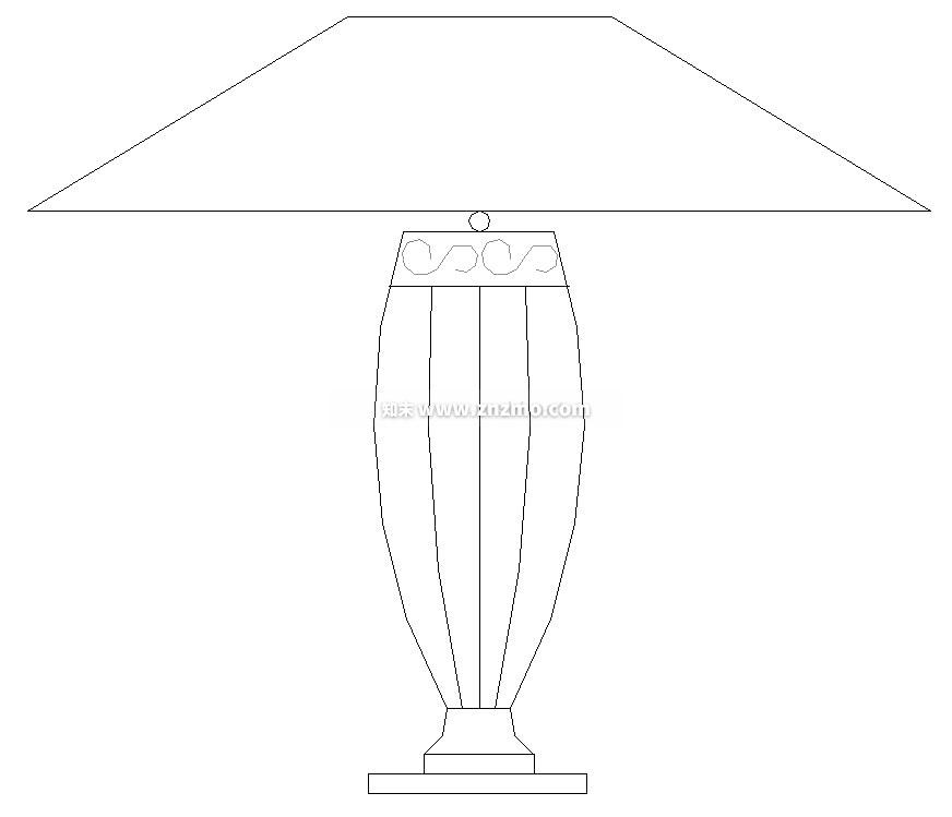 台灯cad施工图下载【ID:180288137】