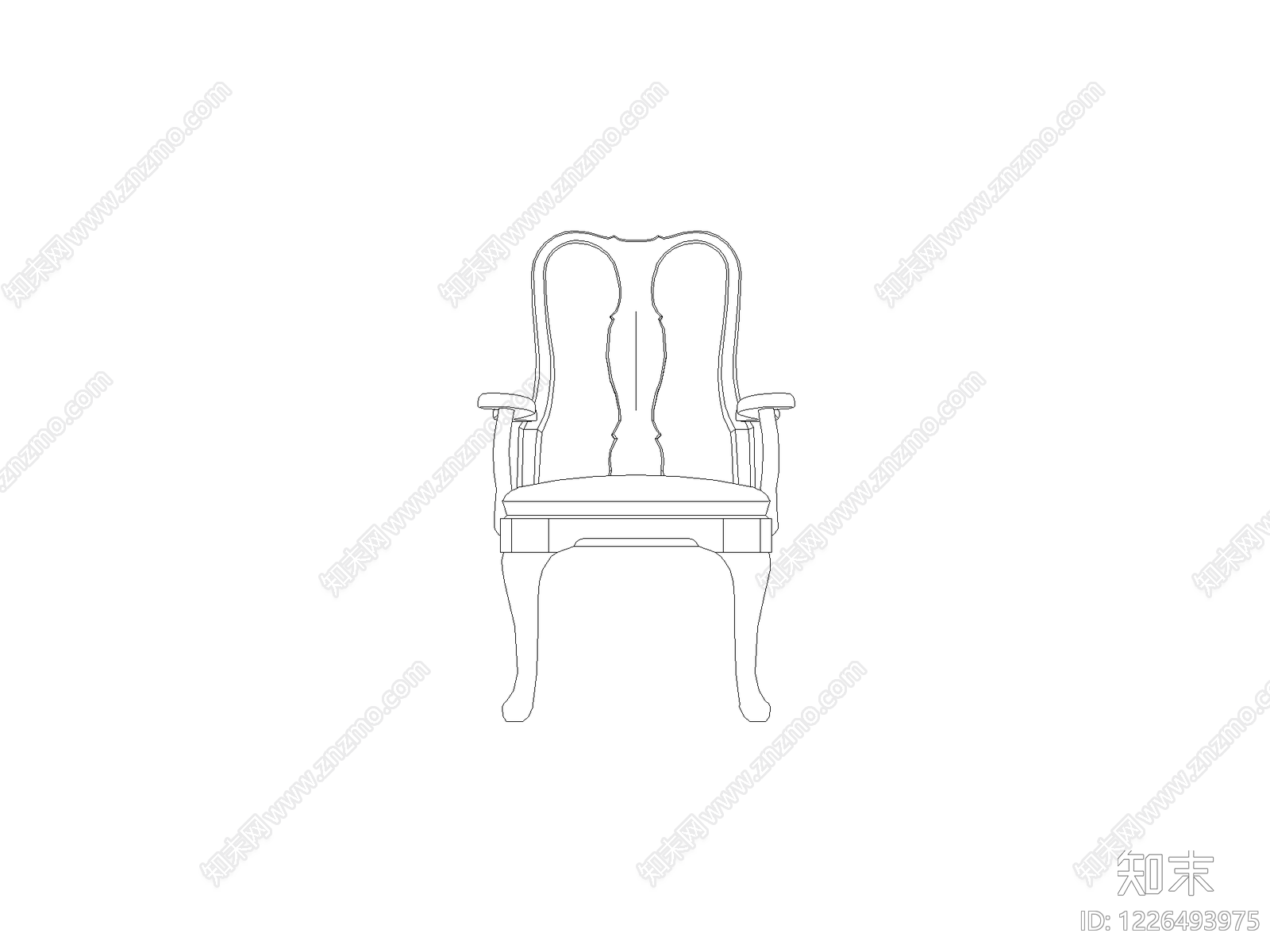 椅子CAD图纸