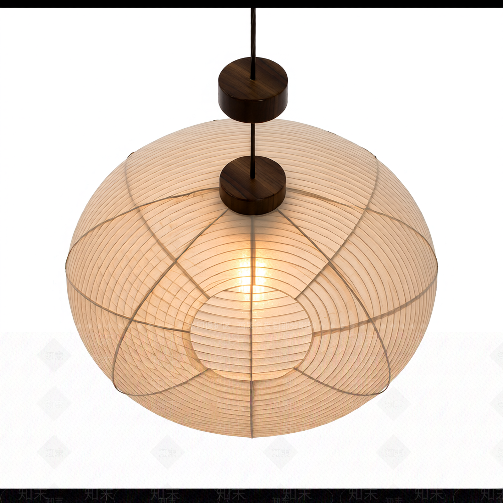 褶皱木质吊灯3D模型下载【ID:1206196944】