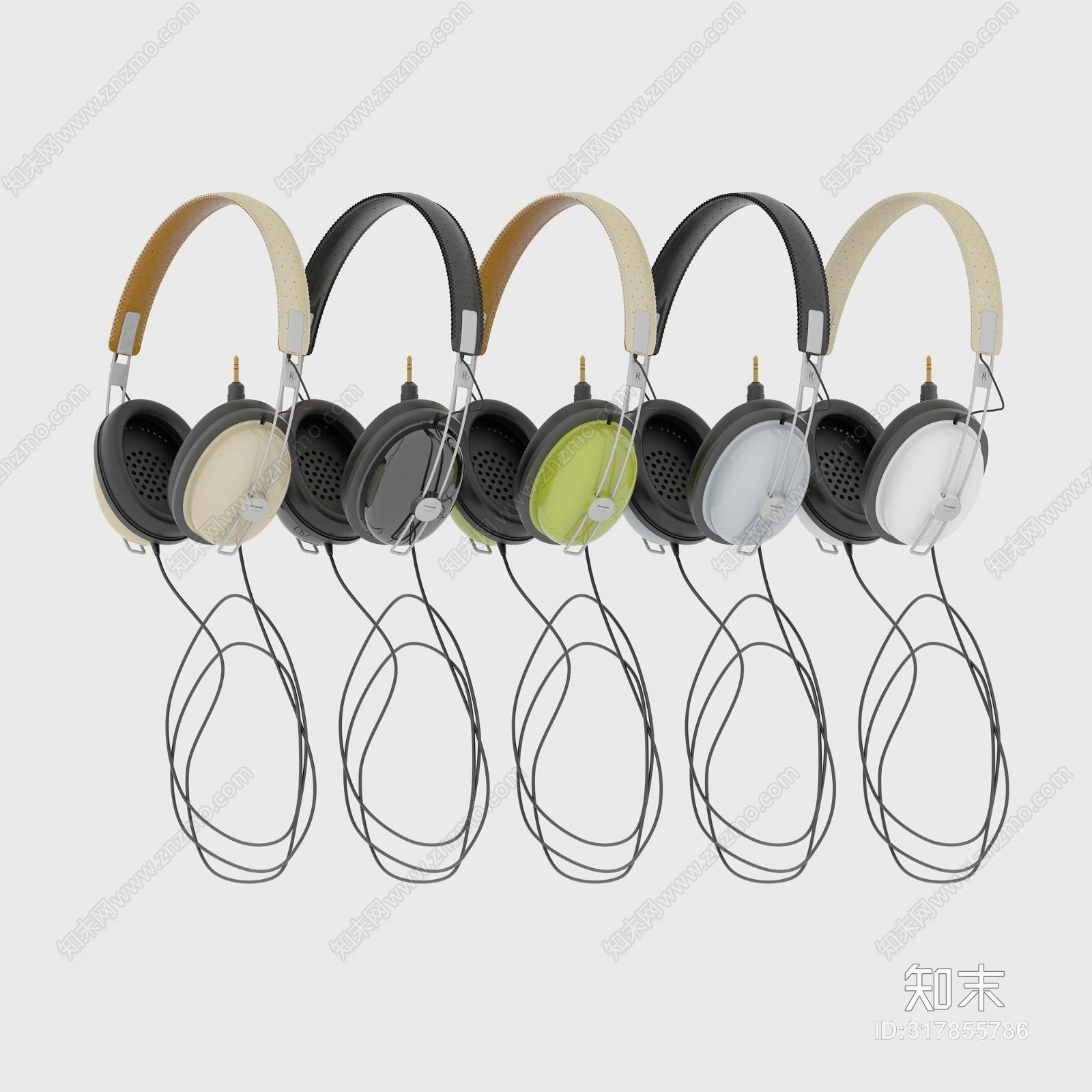 头戴式耳机网吧耳机3D模型下载【ID:317855786】