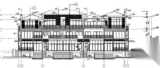 万科丹堤别墅A区建筑施工图施工图下载【ID:149901134】