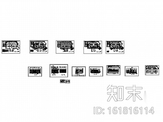 [重庆]某大世界KTV豪华包房装修图cad施工图下载【ID:161816114】