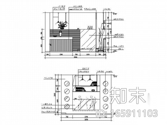 全套客厅立面图CAD图块下载施工图下载【ID:165911103】