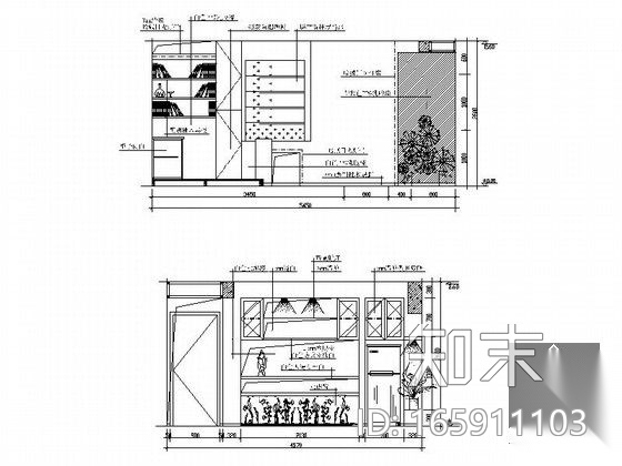 全套客厅立面图CAD图块下载施工图下载【ID:165911103】