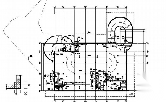 成都某八层商住楼建筑施工图cad施工图下载【ID:149844160】