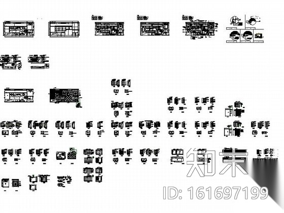 某瓷砖展厅施工图cad施工图下载【ID:161697199】