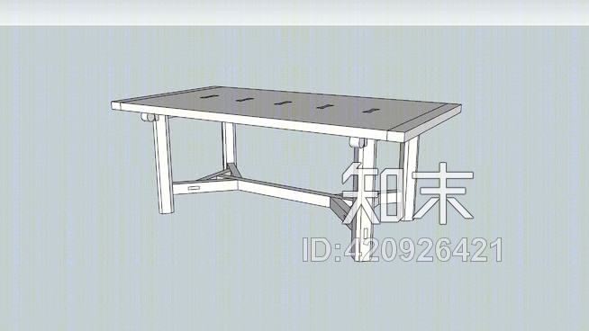 2009年2月流行木工用草耙表SU模型下载【ID:420926421】