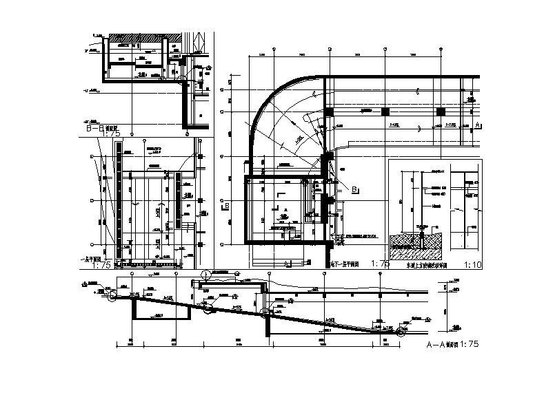 [上海]高层核心筒结构塔式办公综合体建筑施工图cad施工图下载【ID:149958155】