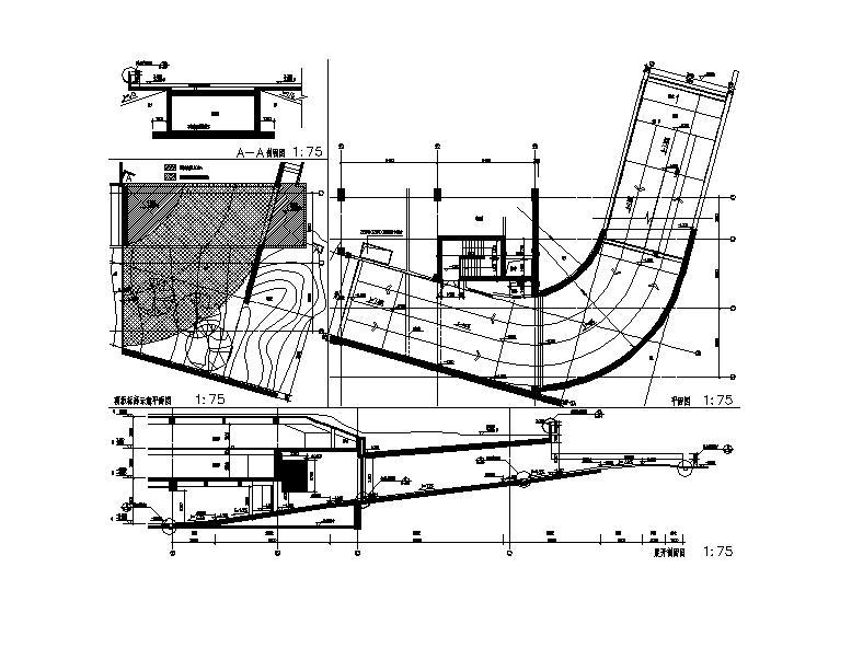 [上海]高层核心筒结构塔式办公综合体建筑施工图cad施工图下载【ID:149958155】