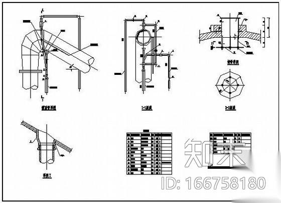 1000t/d重力式无阀滤池设计图cad施工图下载【ID:166758180】