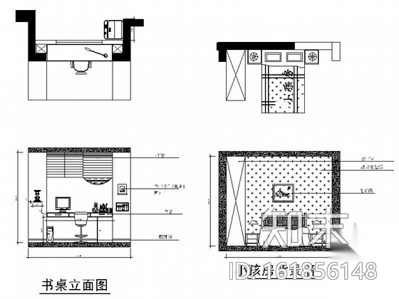 简约现代三居室样板间装修施工图cad施工图下载【ID:161856148】