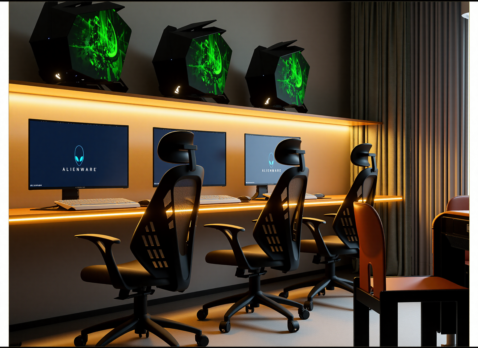 现代网吧网咖3D模型下载【ID:1214700031】