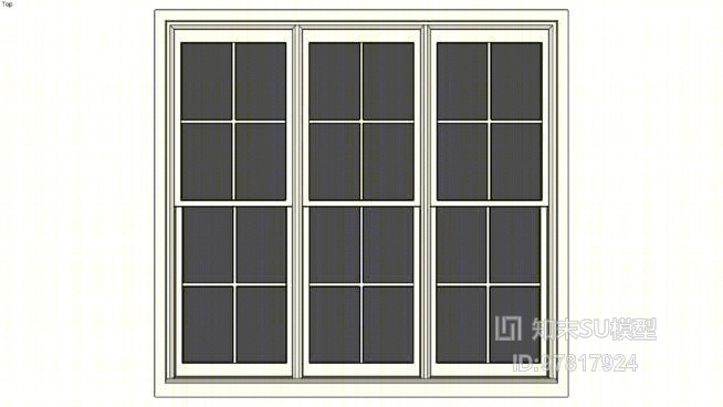 窗户组合SU模型下载【ID:917863390】