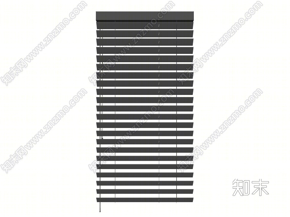 现代百叶帘SU模型下载【ID:1108776422】