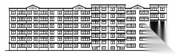 某六层节能住宅楼建筑施工图cad施工图下载【ID:149844114】