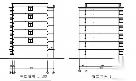 某六层节能住宅楼建筑施工图cad施工图下载【ID:149844114】