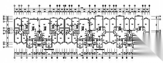 某六层节能住宅楼建筑施工图cad施工图下载【ID:149844114】