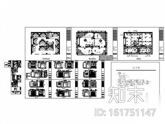 广东某沙发品牌重庆专卖店施工图cad施工图下载【ID:161751146】