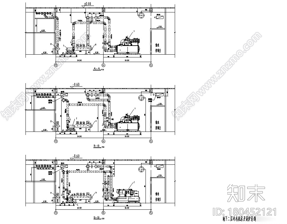 南通国贸暖通系统施工图（CAD）施工图下载【ID:180452121】