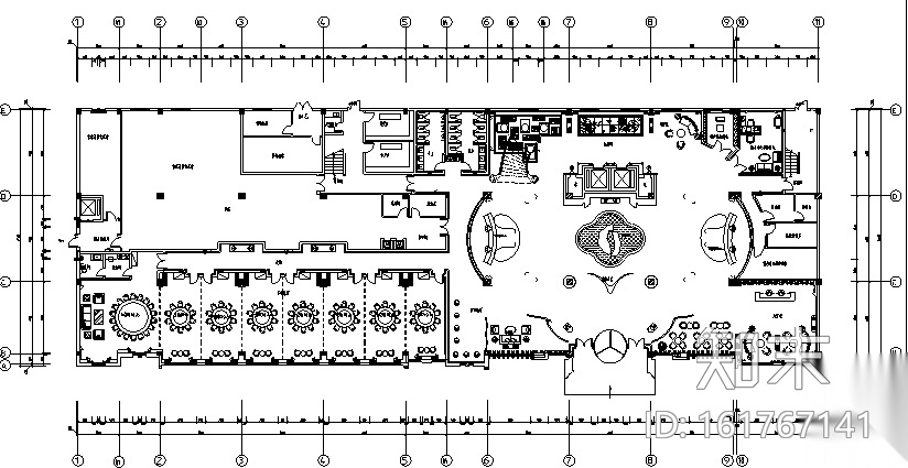 花园酒店项目全套施工图（附效果图）cad施工图下载【ID:161767141】