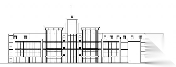 某商业广场建筑设计方案cad施工图下载【ID:151464100】