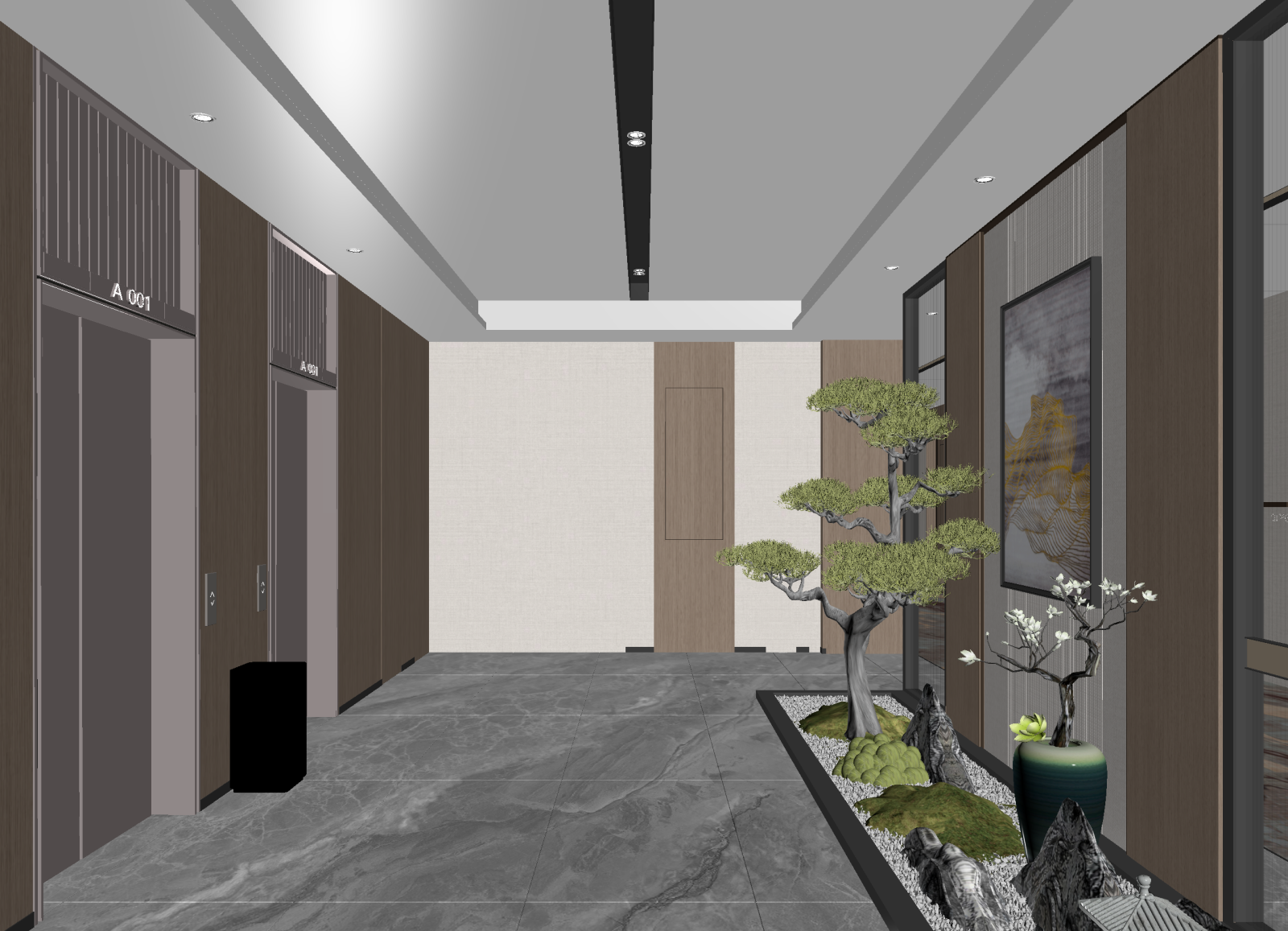 现代大厅3D模型下载【ID:1214844113】
