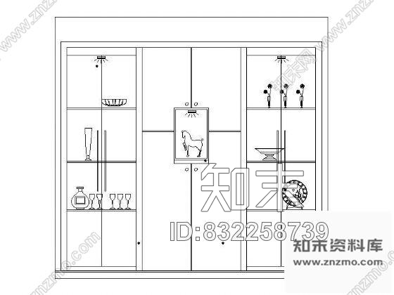 图块/节点10个酒柜立面图cad施工图下载【ID:832258739】